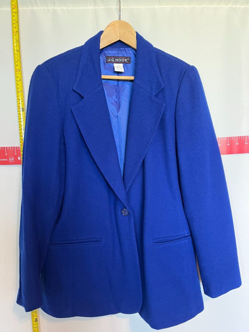 Wool Blazer in Royal Blue size 12